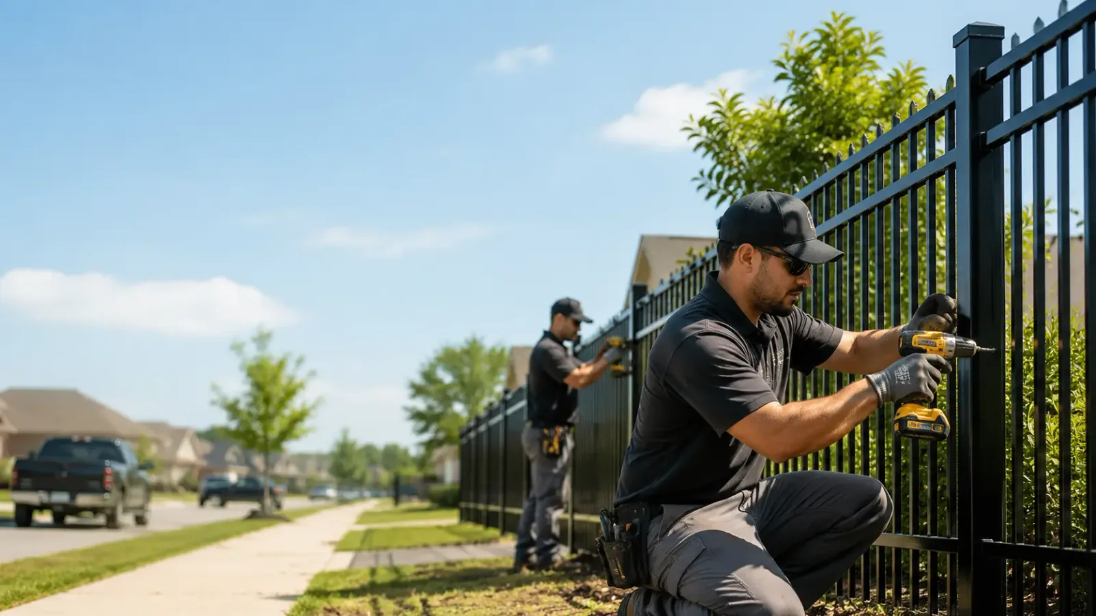 Metal Fence Installation in Trimble, OH